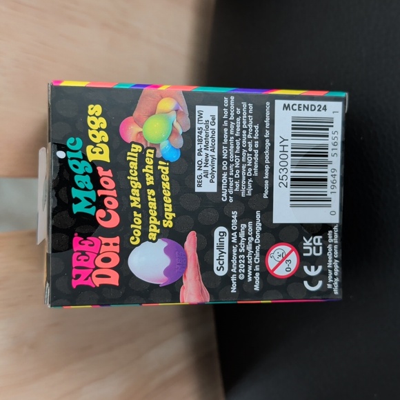Nee Doh Aldi Exclusive Magic Color Egg NWT - Picture 3 of 4